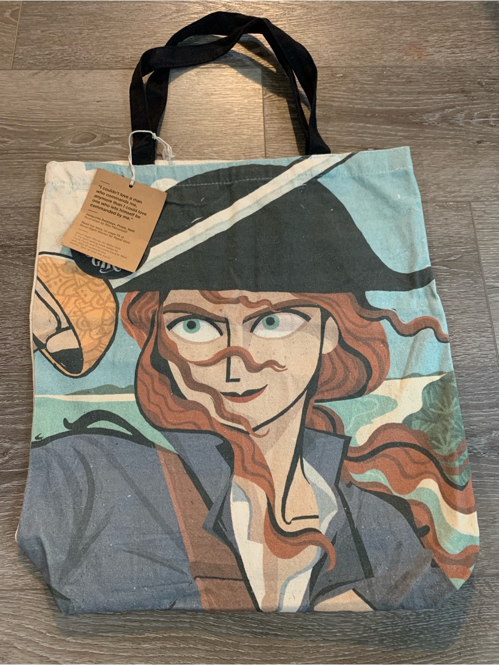 Good Night Rebel Girls Jacquotte Delahaye Pirate Tote Bag